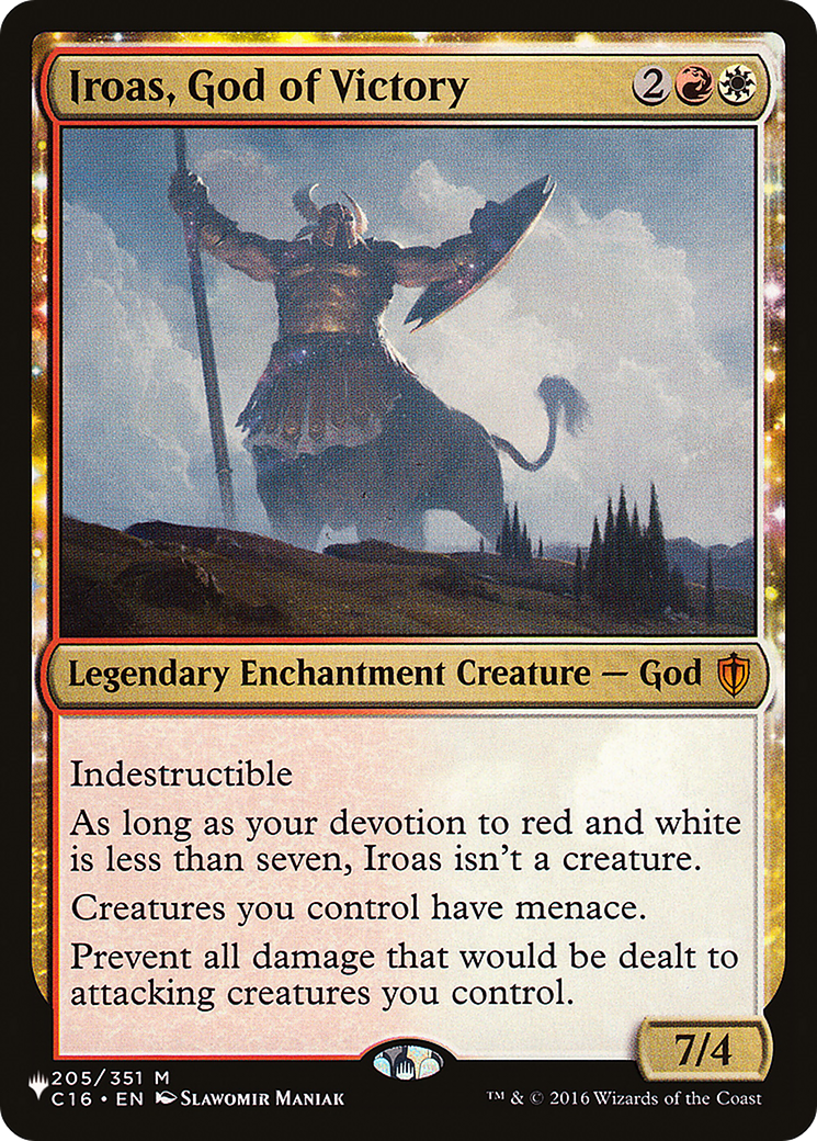 Iroas, God of Victory [The List Reprints] | Galactic Gamez