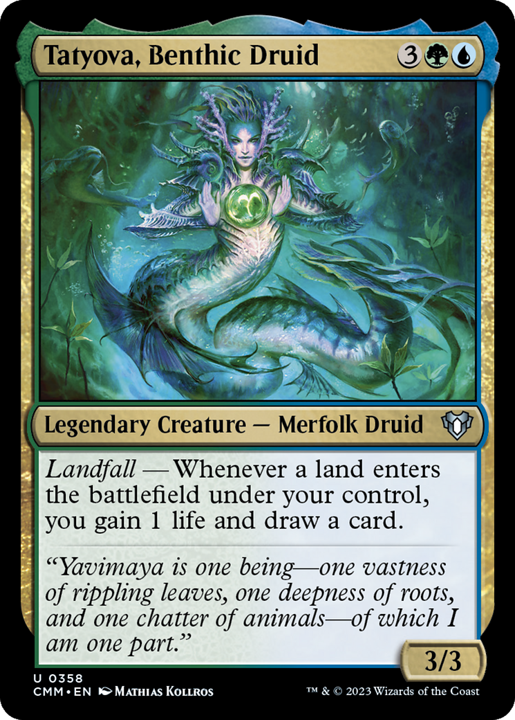 Tatyova, Benthic Druid [Commander Masters] | Galactic Gamez