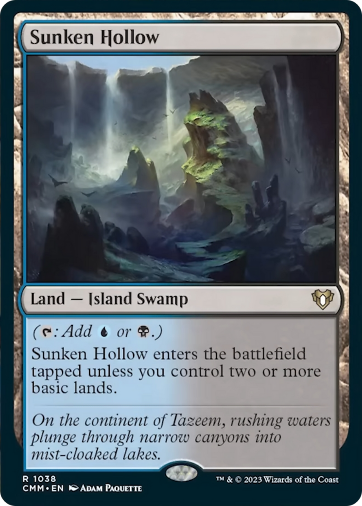 Sunken Hollow [Commander Masters] | Galactic Gamez