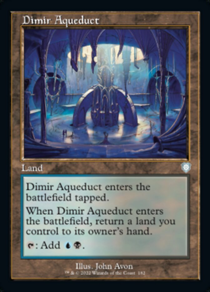 Dimir Aqueduct (Retro) [The Brothers' War Commander] | Galactic Gamez
