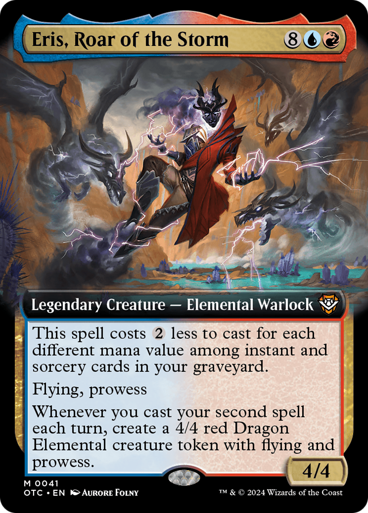 Eris, Roar of the Storm (Extended Art) [Outlaws of Thunder Junction Commander] | Galactic Gamez
