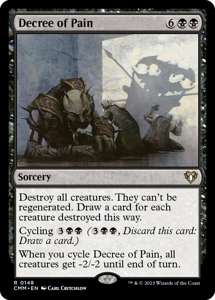Decree of Pain [Commander Masters] | Galactic Gamez