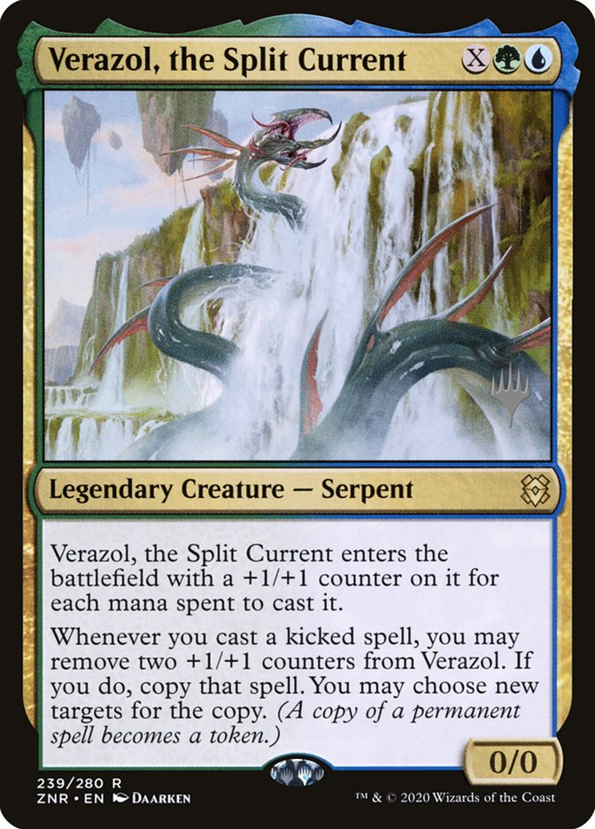 Verazol, the Split Current (Promo Pack) [Zendikar Rising Promos] | Galactic Gamez