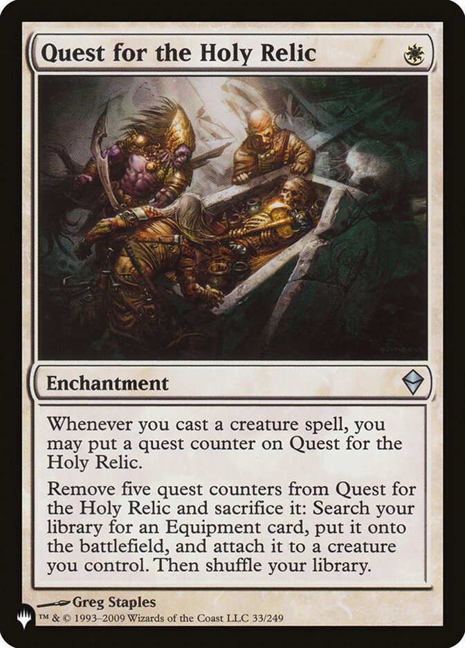 Quest for the Holy Relic [The List] | Galactic Gamez