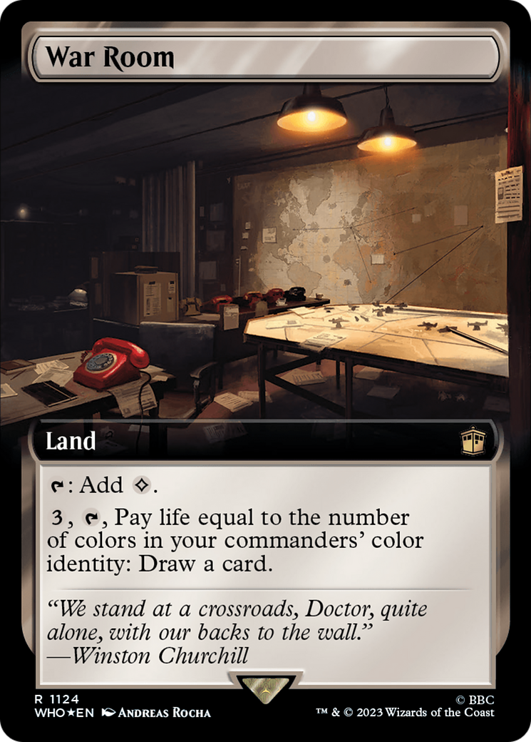 War Room (Extended Art) (Surge Foil) [Doctor Who] | Galactic Gamez