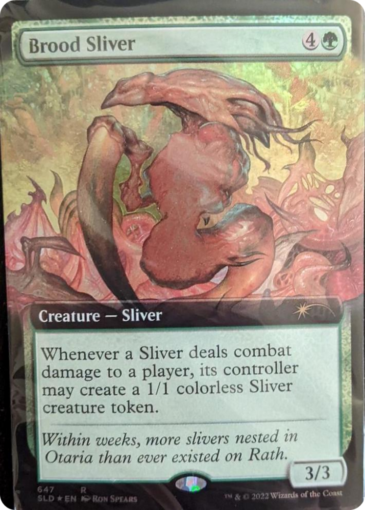 Brood Sliver (Extended Art) [Secret Lair Drop Promos] | Galactic Gamez