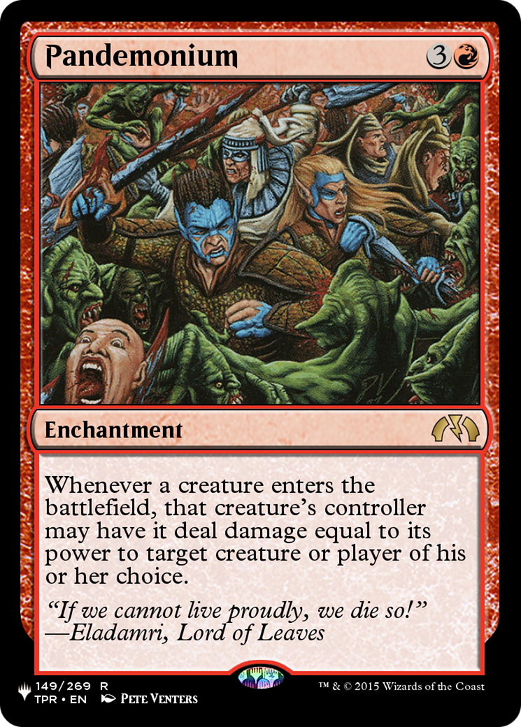 Pandemonium (TPR) [The List] | Galactic Gamez