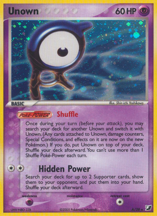 Unown (A/28) [EX: Unseen Forces] | Galactic Gamez