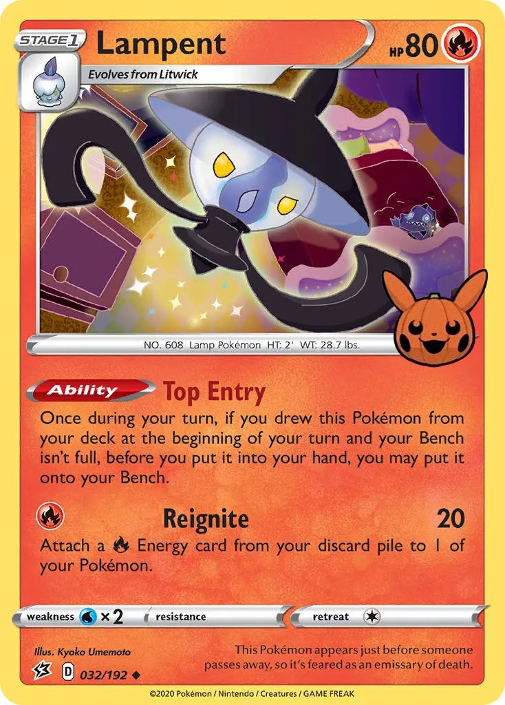 Lampent (032/192) [Trick or Trade] | Galactic Gamez