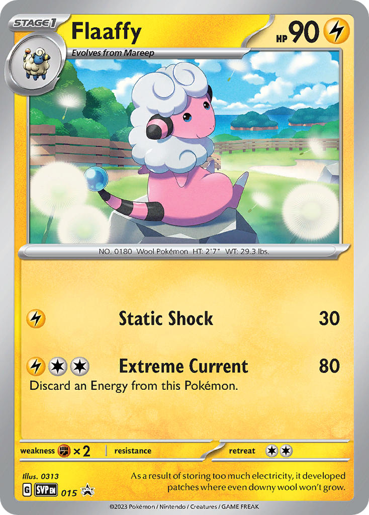 Flaaffy (015) [Scarlet & Violet: Black Star Promos] | Galactic Gamez