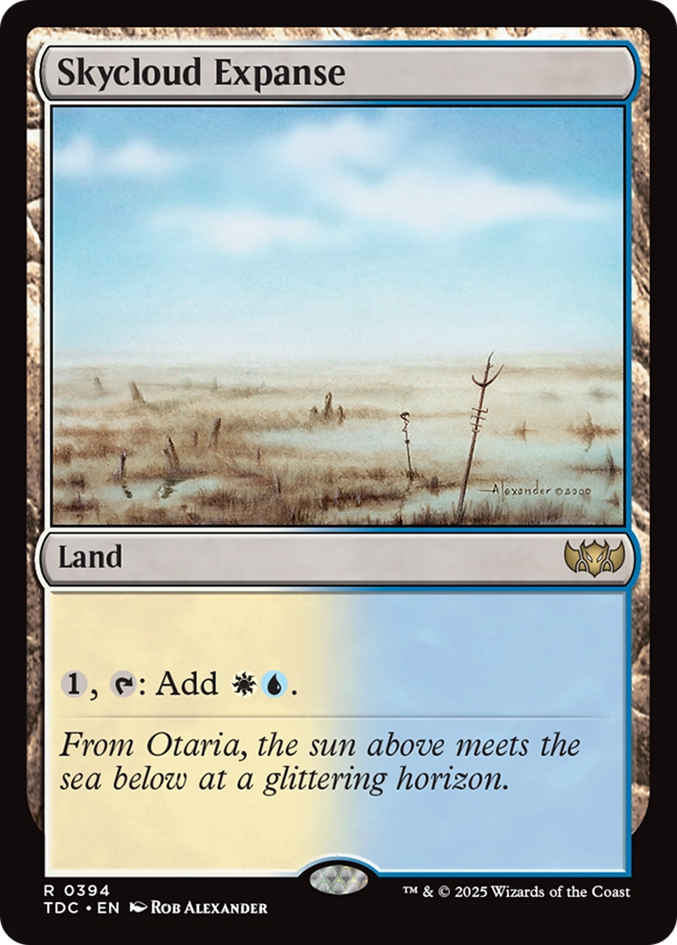 Skycloud Expanse [Tarkir: Dragonstorm Commander] | Galactic Gamez