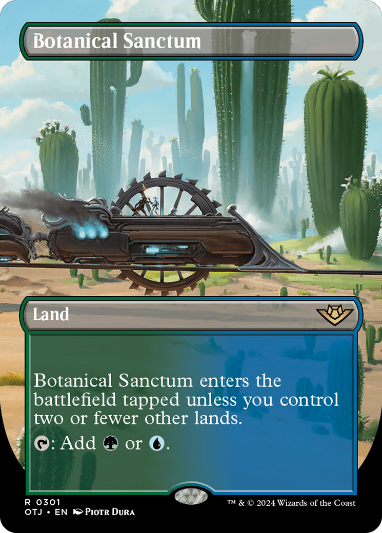 Botanical Sanctum (Borderless) [Outlaws of Thunder Junction] | Galactic Gamez