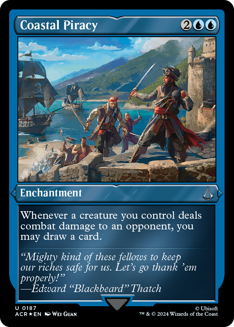 Coastal Piracy (Foil Etched) [Assassin's Creed] | Galactic Gamez