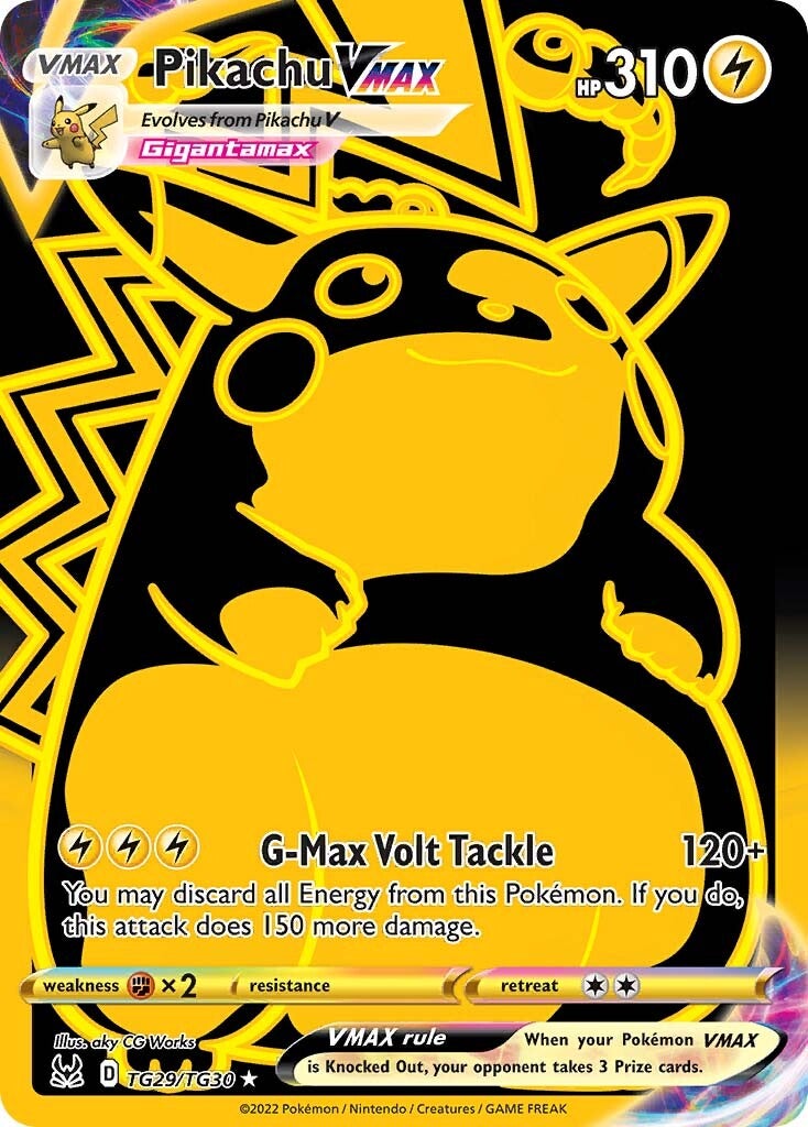 Pikachu VMAX (TG29/TG30) [Sword & Shield: Lost Origin] | Galactic Gamez