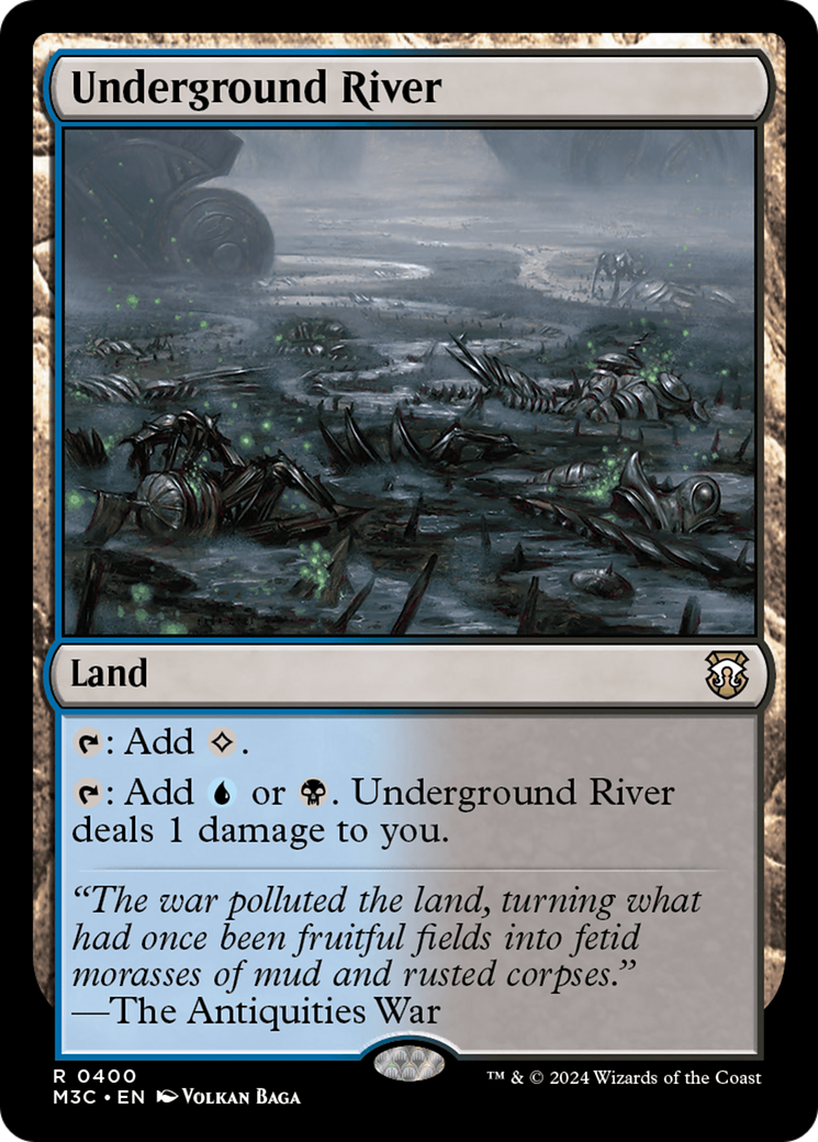 Underground River (Ripple Foil) [Modern Horizons 3 Commander] | Galactic Gamez