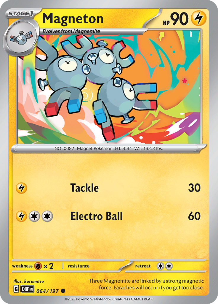 Magneton (064/197) [Scarlet & Violet: Obsidian Flames] | Galactic Gamez