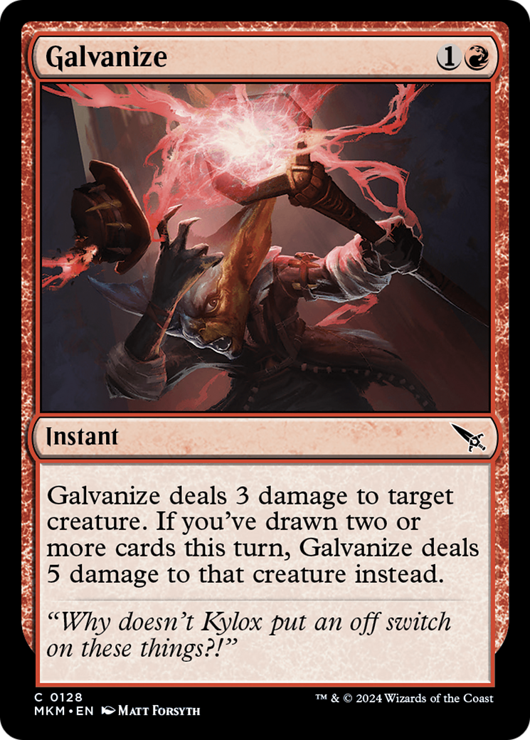 Galvanize [Murders at Karlov Manor] | Galactic Gamez
