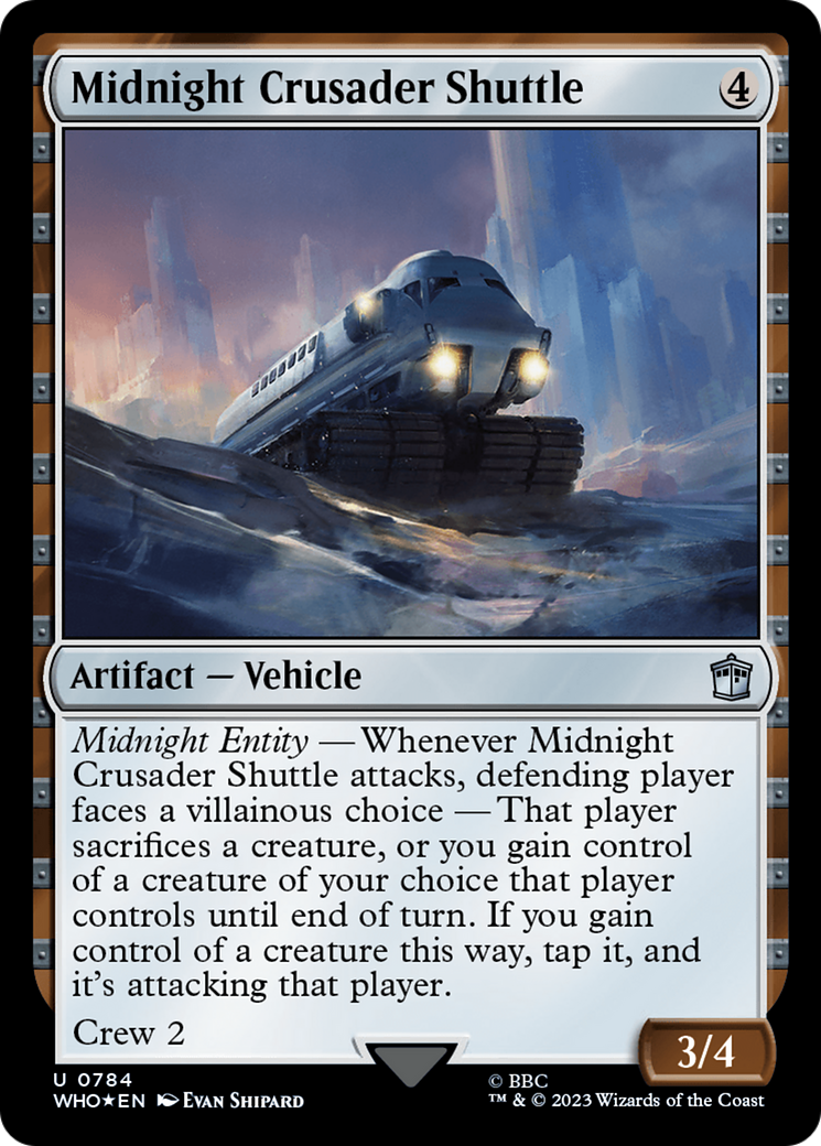Midnight Crusader Shuttle (Surge Foil) [Doctor Who] | Galactic Gamez