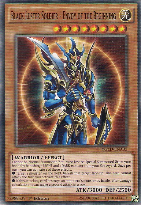 Black Luster Soldier - Envoy of the Beginning [YGLD-ENA02] Common | Galactic Gamez