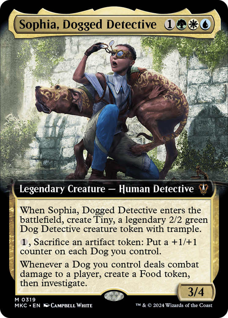 Sophia, Dogged Detective (Extended Art) [Murders at Karlov Manor Commander] | Galactic Gamez