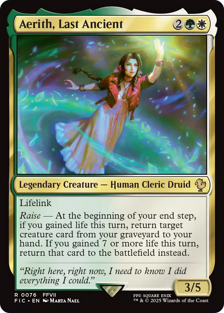 Aerith, Last Ancient [FINAL FANTASY Commander] | Galactic Gamez
