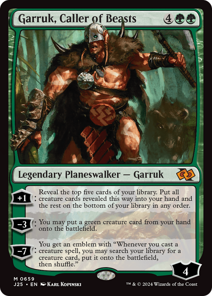 Garruk, Caller of Beasts [Foundations Jumpstart] | Galactic Gamez