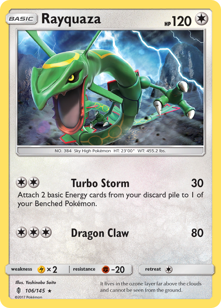 Rayquaza (106/145) [Sun & Moon: Guardians Rising] | Galactic Gamez