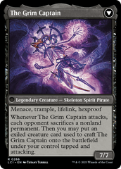 Throne of the Grim Captain // The Grim Captain [The Lost Caverns of Ixalan Prerelease Cards] | Galactic Gamez