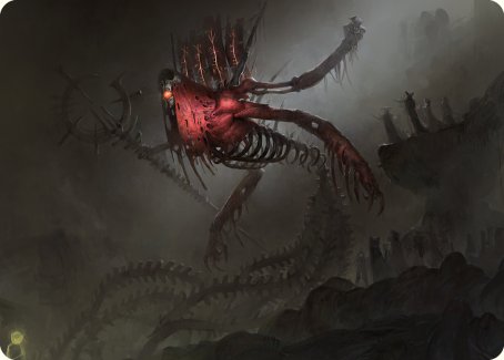 Drivnod, Carnage Dominus Art Card [Phyrexia: All Will Be One Art Series] | Galactic Gamez