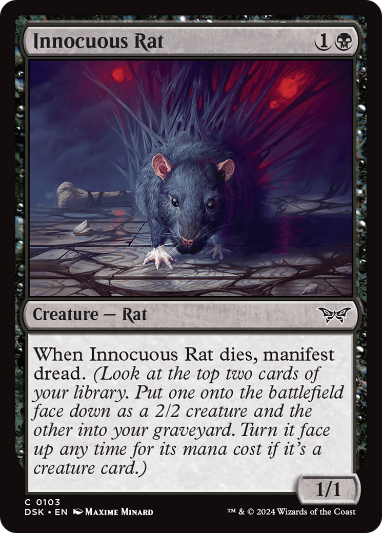 Innocuous Rat [Duskmourn: House of Horror] | Galactic Gamez