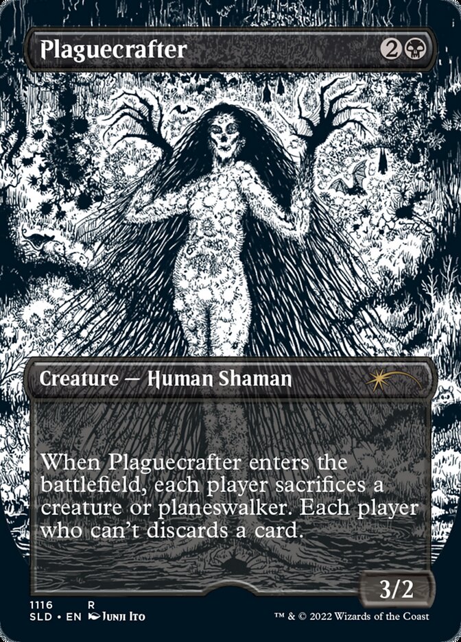 Plaguecrafter (Borderless Etched Foil) [Secret Lair Drop Series] | Galactic Gamez