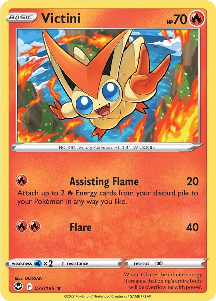 Victini (023/195) [Sword & Shield: Silver Tempest] | Galactic Gamez