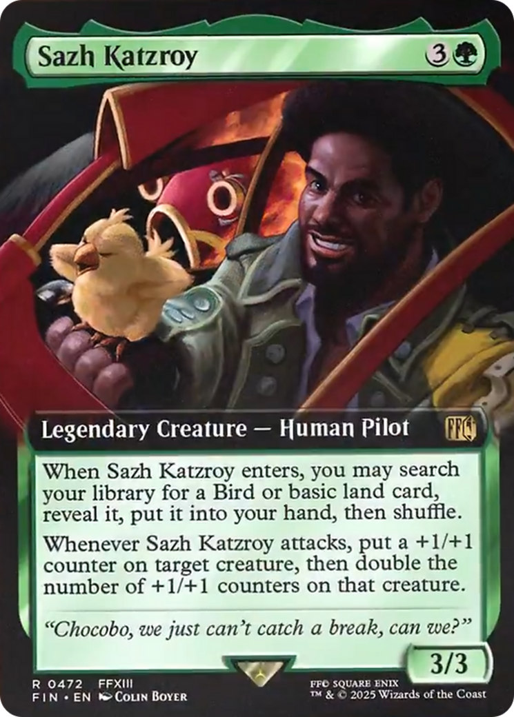 Sazh Katzroy (Extended Art) [FINAL FANTASY] | Galactic Gamez