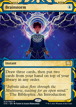 Brainstorm (Foil Etched) [Strixhaven: Mystical Archive] | Galactic Gamez