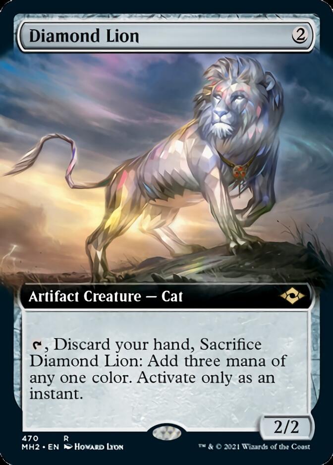 Diamond Lion (Extended Art) [Modern Horizons 2] | Galactic Gamez