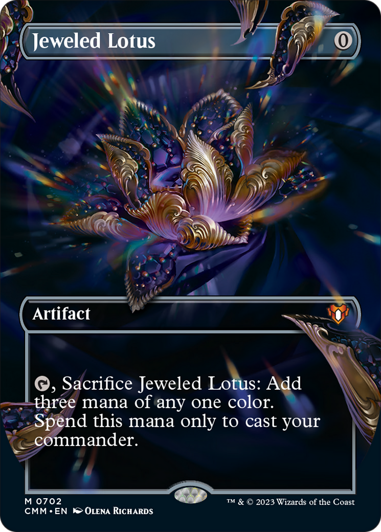 Jeweled Lotus (Borderless Frame Break) [Commander Masters] | Galactic Gamez