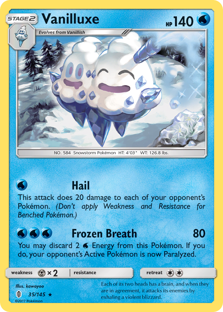 Vanilluxe (35/145) [Sun & Moon: Guardians Rising] | Galactic Gamez