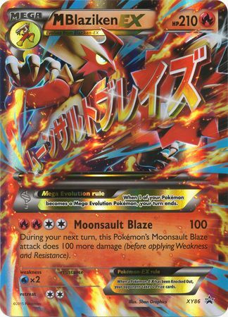 M Blaziken EX (XY86) (Jumbo Card) [XY: Black Star Promos] | Galactic Gamez