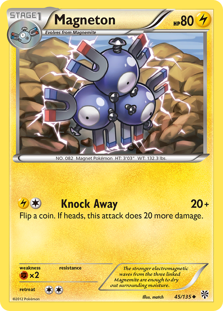 Magneton (45/135) [Black & White: Plasma Storm] | Galactic Gamez