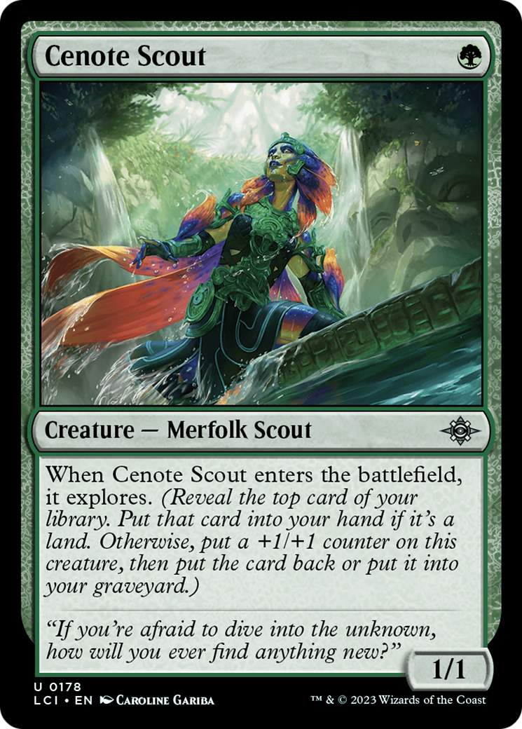 Cenote Scout [The Lost Caverns of Ixalan] | Galactic Gamez