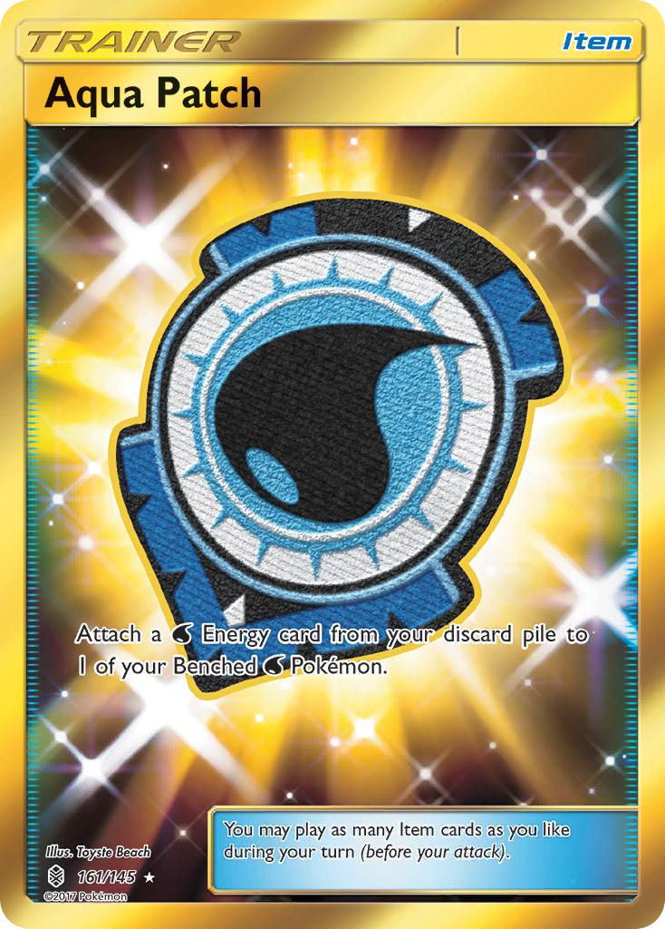 Aqua Patch (161/145) [Sun & Moon: Guardians Rising] | Galactic Gamez