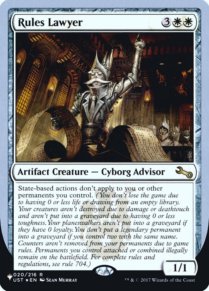 Rules Lawyer (Unfinity Foil Edition) [The List] | Galactic Gamez