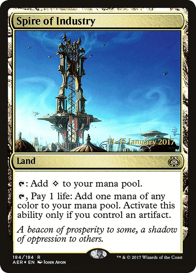 Spire of Industry [Aether Revolt Prerelease Promos] | Galactic Gamez