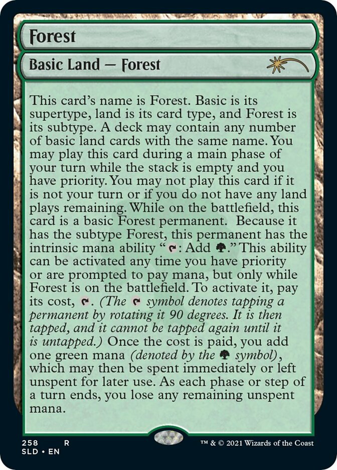 Forest (258) [Secret Lair Drop Series] | Galactic Gamez