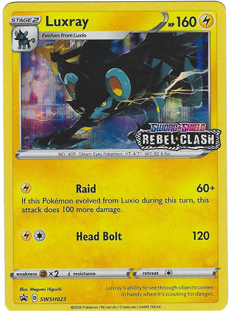 Luxray (SWSH023) (Prerelease Promo) [Sword & Shield: Black Star Promos] | Galactic Gamez