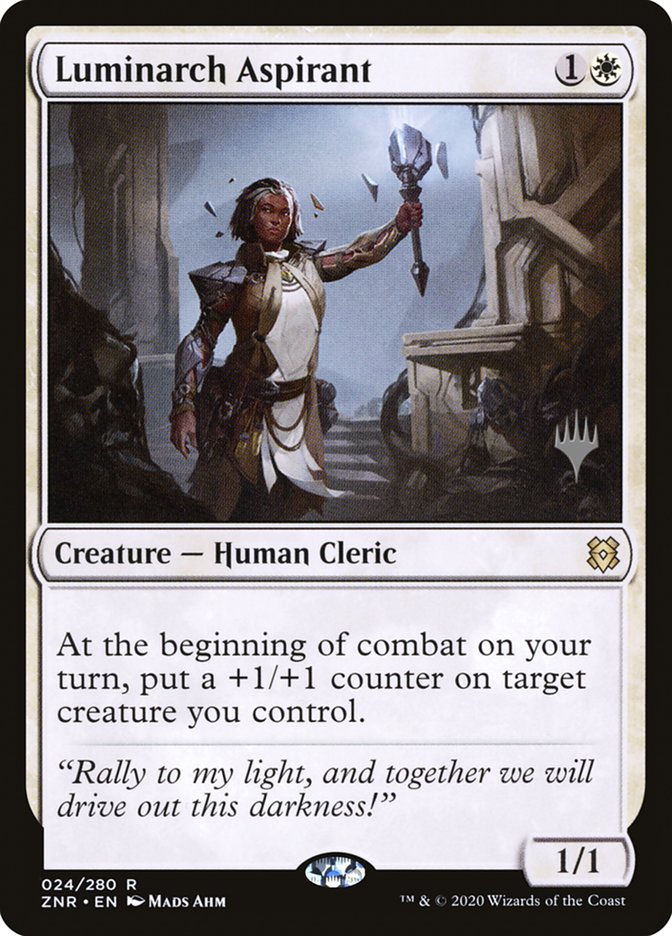 Luminarch Aspirant (Promo Pack) [Zendikar Rising Promos] | Galactic Gamez