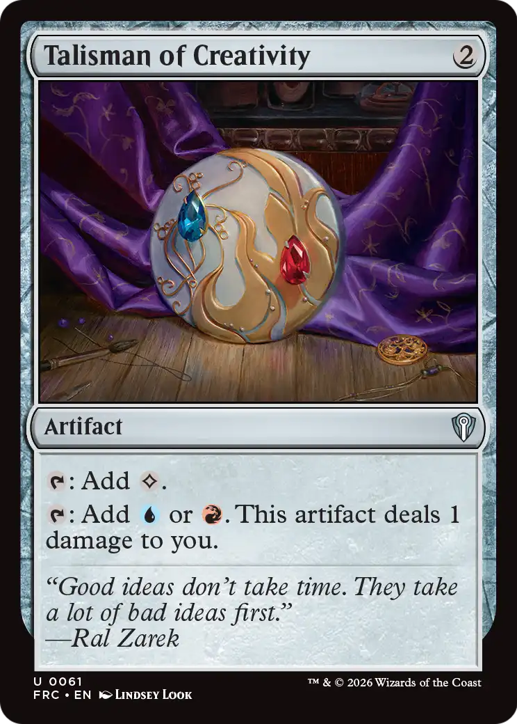 Talisman of Creativity [Reality Fracture Commander] | Galactic Gamez