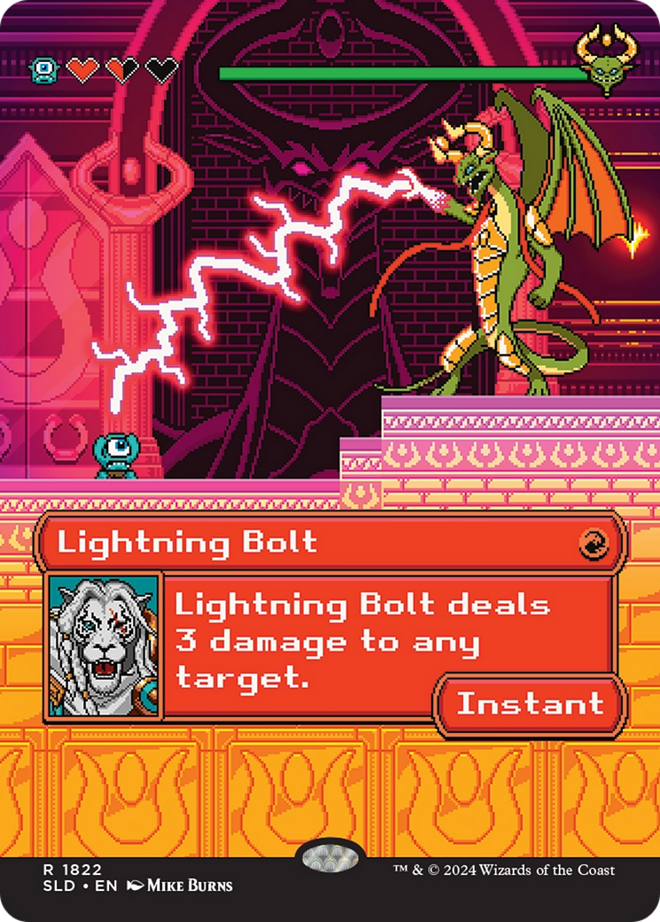 Lightning Bolt (1822) (Rainbow Foil) [Secret Lair Drop Series] | Galactic Gamez