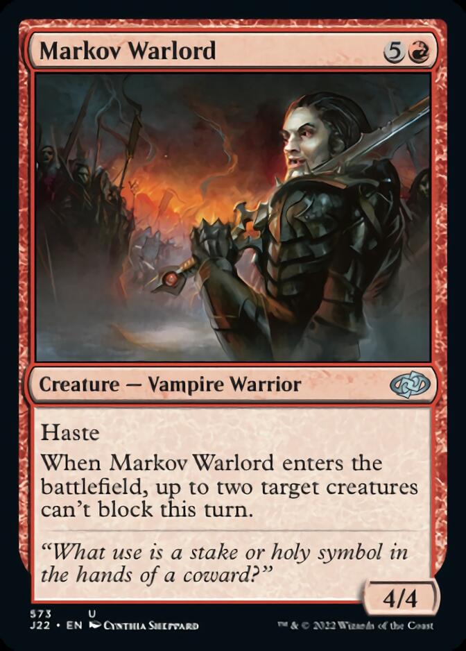 Markov Warlord [Jumpstart 2022] | Galactic Gamez