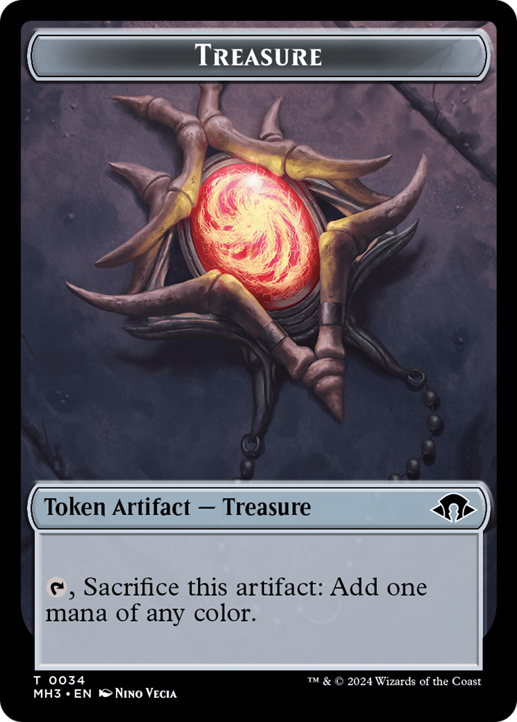 Treasure Token [Modern Horizons 3 Tokens] | Galactic Gamez